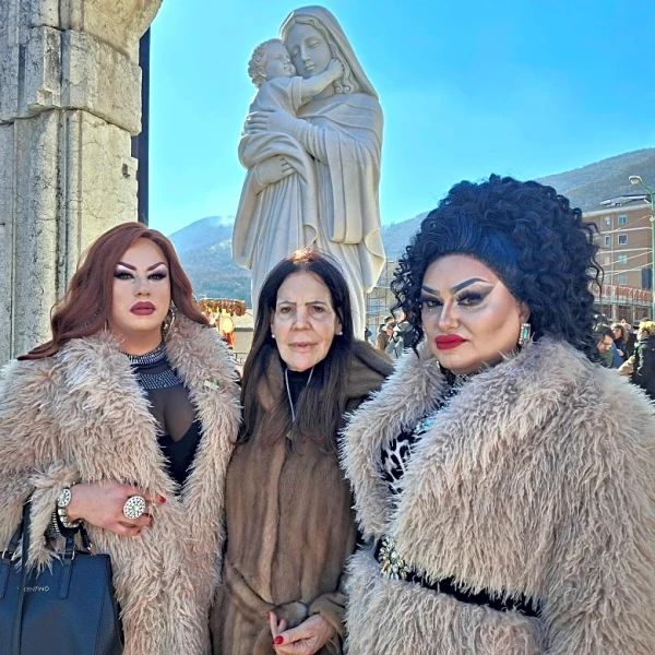 Catholic rituals blend with Neapolitan folklore in pilgrimage for queer community