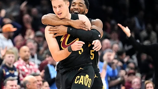 Sam Merrill scores 32 as Cavaliers beat Wizards 138-113 in James Harden's home debut
