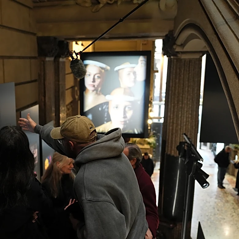 Winter Olympics exhibition offers a glimpse behind the opening ceremony in Milan