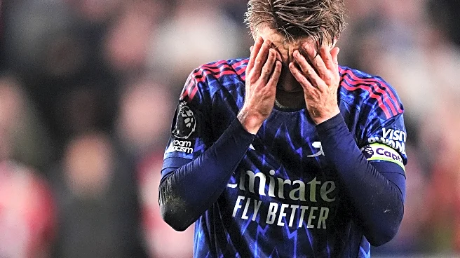 Arsenal's Premier League title bid takes a hit after 1-1 draw at Brentford