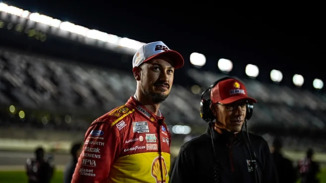 Joey Logano wins the first Daytona 500 qualifying race; Casey Mears grabs a transfer spot