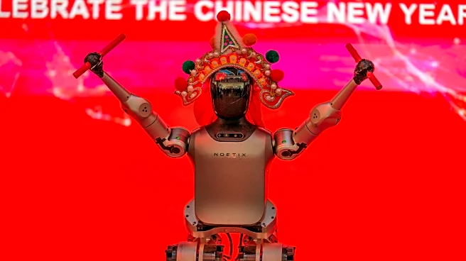 People — and robots — are getting ready to celebrate the Lunar New Year in China
