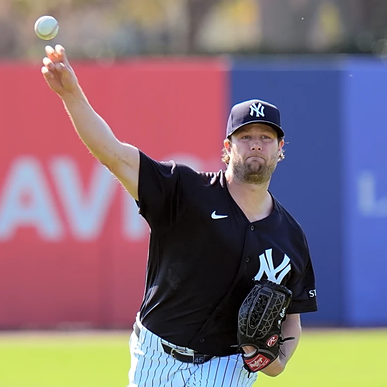 Yankees' Gerrit Cole throws 1st bullpen of spring training as he works back from Tommy John surgery