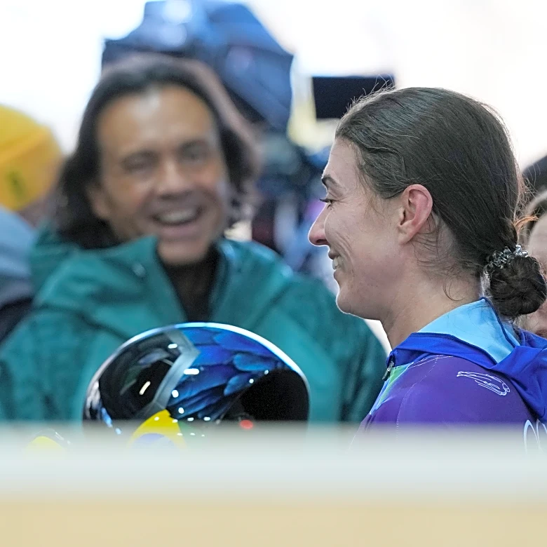 Valentine's Day at the Winter Olympics might look a little different, but it's still special