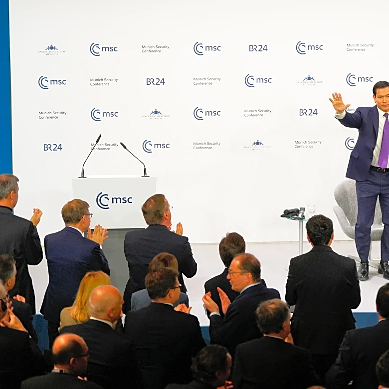 Rubio reassures somewhat on trans-Atlantic ties after a year of deepening differences with Europe