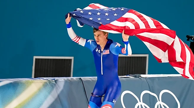 Jordan Stolz wins his 2nd Olympic speedskating gold medal by adding a 500-meter title to the 1,000