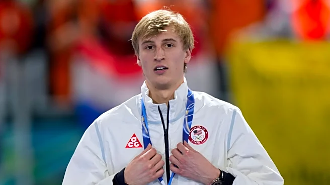 Jordan Stolz joins Eric Heiden with a 500-1,000 speedskating double gold at the Olympics