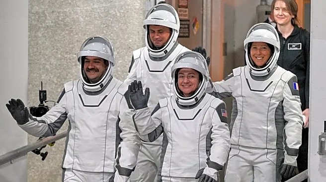 Four new astronauts arrive at the International Space Station to replace NASA's evacuated crew