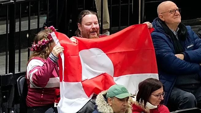Fans who raised Greenland's flag at US-Denmark Olympic hockey game say it was a pro-European gesture