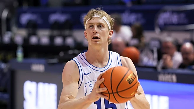 BYU guard Saunders leaves game versus Colorado in 1st minute with lower leg injury