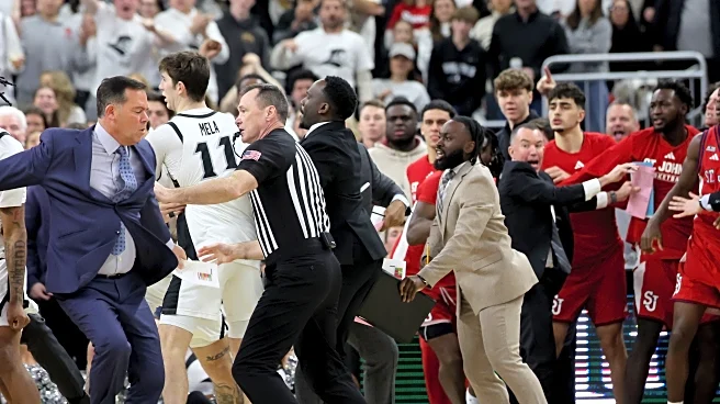 Fight breaks out between No. 17 St. John's and Providence and seven players are ejected