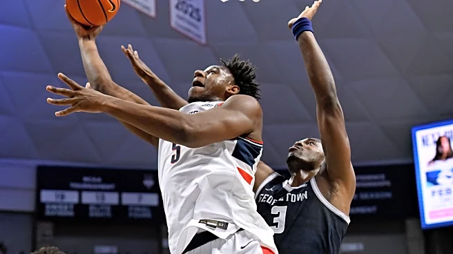 Ball and Karaban lead No. 6 UConn to a 79-75 win over Georgetown