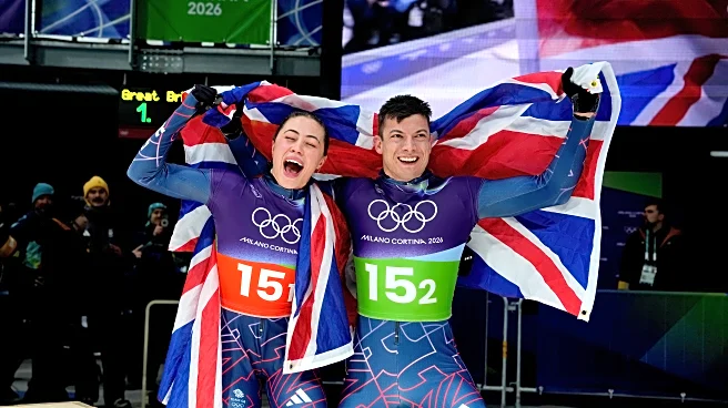 Double Olympic gold for Matt Weston, who pairs with Tabitha Stoecker to win mixed skeleton title