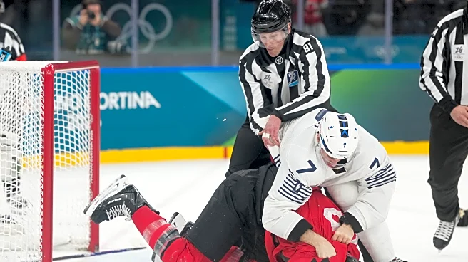 The France player who fought Tom Wilson has been suspended for the rest of the Olympics