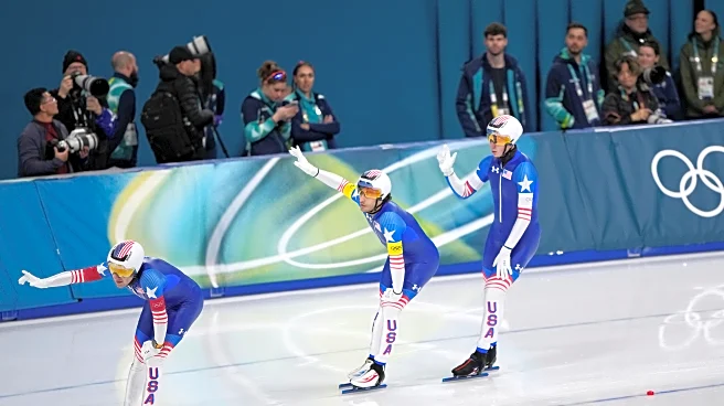 The US will face Italy in the men's speedskating team pursuit Olympic final