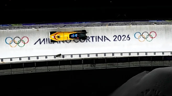 Johannes Lochner leads German 2-man Olympic bobsled sweep, Frank Del Duca 4th for US