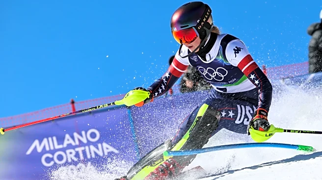 US star Mikaela Shiffrin darts to early lead in women's slalom at Milan Cortina Olympics