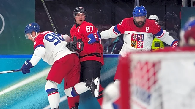 Sidney Crosby leaves Canada's quarterfinal game vs. Czechia at the Olympics with injury