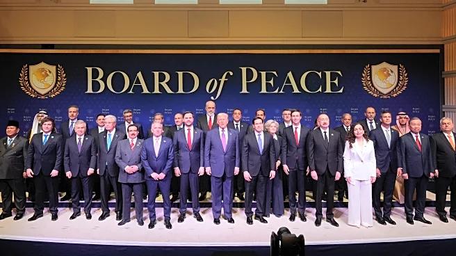 The Latest: Trump commits $10 billion for Board of Peace as others pledge $7 billion for Gaza relief