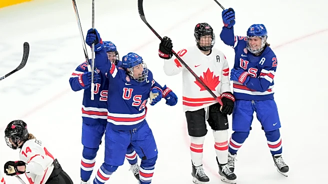 US and Canada go to overtime in the women's hockey gold-medal game after Hilary Knight scores late
