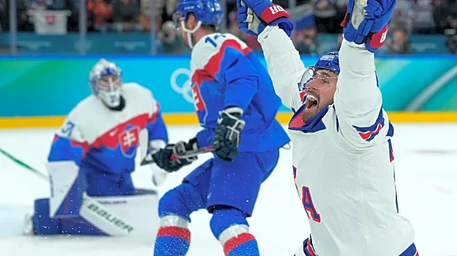 US sets up gold-medal game against Canada at the Olympics by cruising past Slovakia