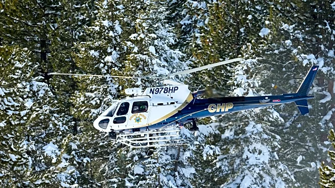 A helicopter heads into California’s Sierra Nevada as crews battle brutal conditions to recover 8