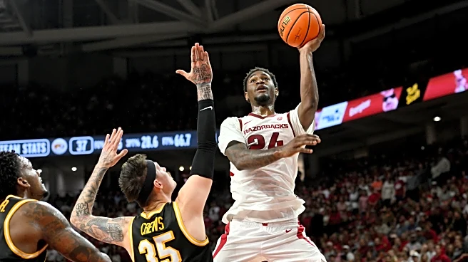 Richmond and Acuff power No. 20 Arkansas to a 94-86 win over Missouri