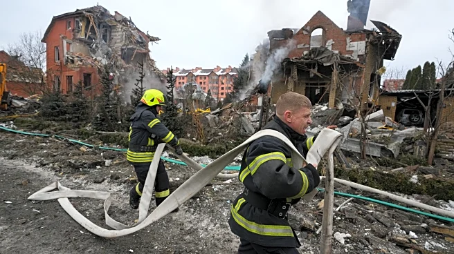 Russian missile and drone barrage hits Kyiv suburbs, killing 1