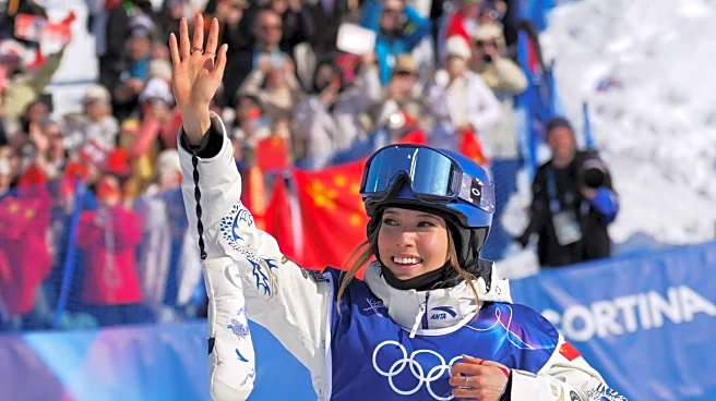 Eileen Gu defends Olympic ski halfpipe gold, makes it 6 medals in 6 events over Winter Games career