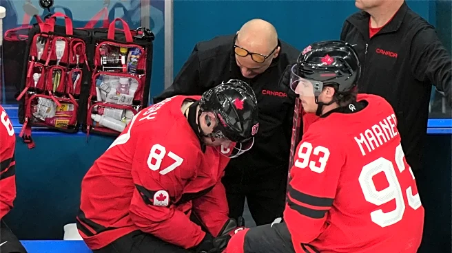 Injured captain Sidney Crosby out for Canada against the US in the Olympic gold medal game