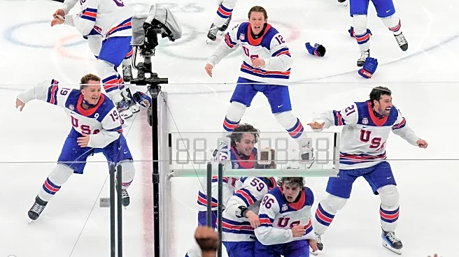 Hughes scores in overtime as US beats Canada for first men's hockey gold at the Olympics since 1980