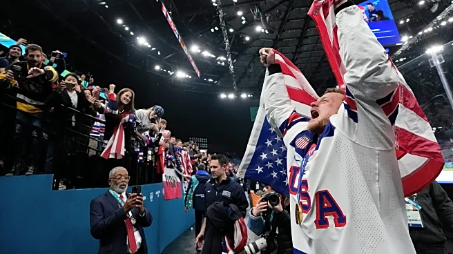 There were cheers across the country, after US men win first Olympic hockey gold since 1980