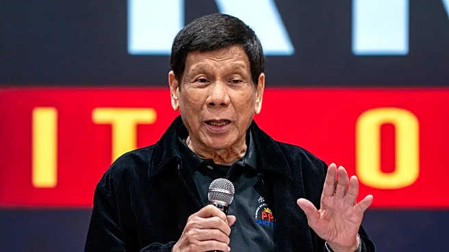 ICC to hold hearing on charges against former Philippine President Rodrigo Duterte