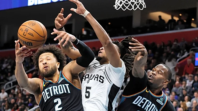 Tempers flare in 1st half of Spurs-Pistons game in a matchup of 2 of NBA's top teams