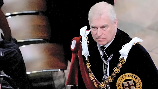 Legal changes under consideration to remove former Prince Andrew from line of succession