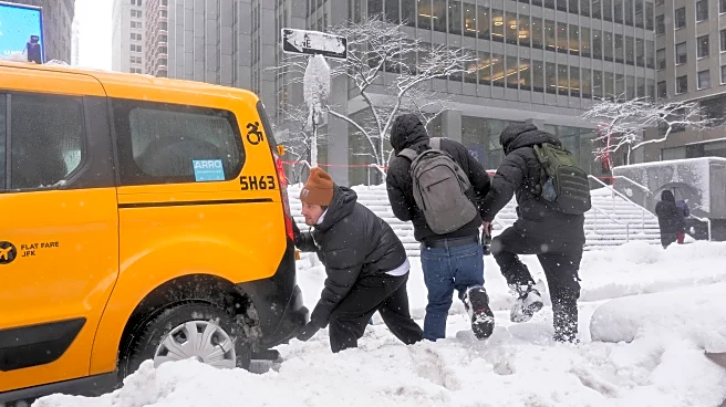The Latest: Northeast snowstorm forces millions to stay home, disrupts flights and closes schools