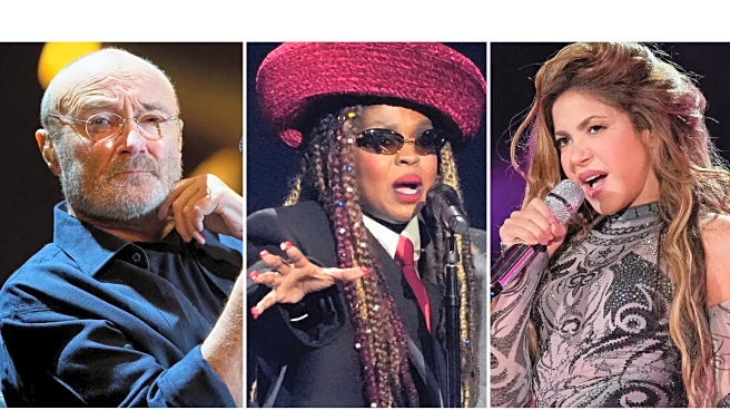 Phil Collins, Lauryn Hill, INXS, Iron Maiden, Luther Vandross and Shakira get Rock Hall nominations