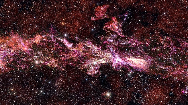 Swirling beauty of the Milky Way galaxy's heart is captured in a new telescope picture