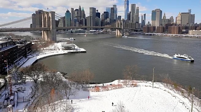 NYC police arrest man after officers were pelted during a snowball fight