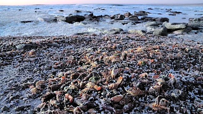 A red tide in South Africa is causing the mass deaths of crayfish