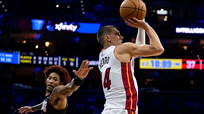 Tyrese Maxey breaks 76ers record for 3-pointers as Philadelphia beats Miami Heat 124-117