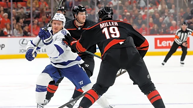 Aho's power-play goal helps Hurricanes beat Lightning 5-4 in meeting of Eastern Conference's best