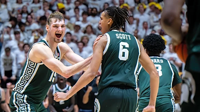 No. 13 Michigan State holds on to edge No. 8 Purdue, 76-74