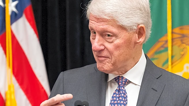 The Latest: Questions for Bill Clinton about Epstein ties as Trump stumps in Texas