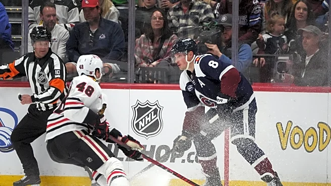 Makar scores 2 goals as NHL-leading Avalanche beat Blackhawks 3-1