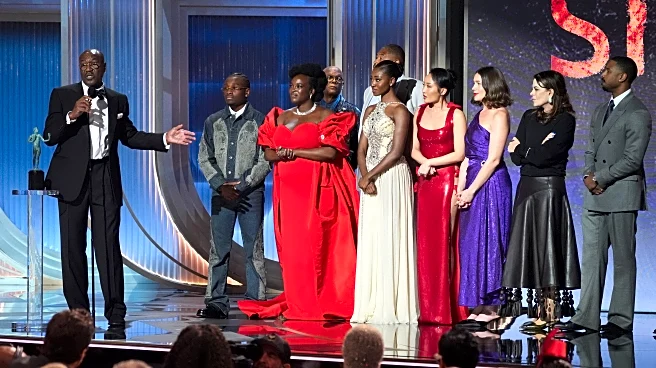 'Sinners' takes top prize at the Actor Awards, setting up an Oscar showdown