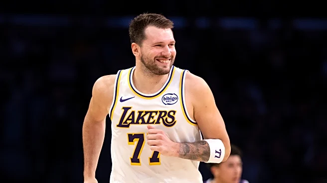 Luka and LeBron lead Lakers past Kings 128-104 to complete back-to-back weekend wins