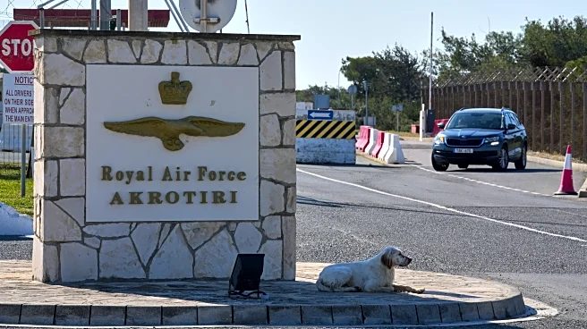 Britain says it's not at war after a drone strikes its Akrotiri base in Cyprus