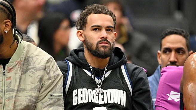 Trae Young ejected from game after leaving bench, days before his expected Wizards debut