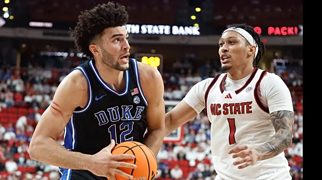 Cameron Boozer helped No. 1 Duke secure the outright ACC title. He had the marks to prove it, too